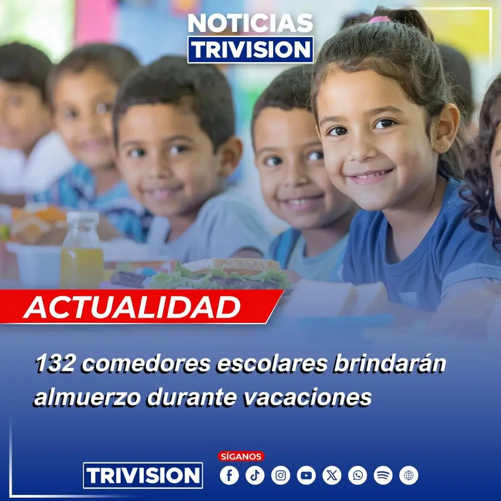 Más de 11 mil estudiantes se beneficiarán con comedores escolares abiertos en vacaciones
