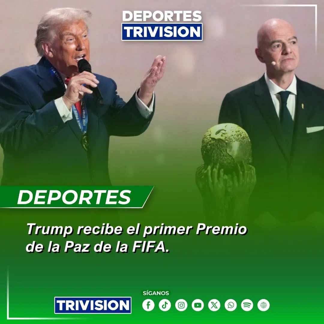 FIFA entrega a Trump el nuevo Premio de la Paz