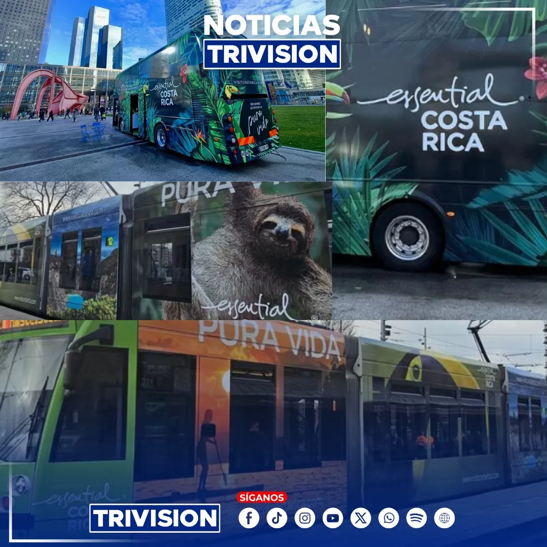 Costa Rica se promociona en París con The Jungle Bus