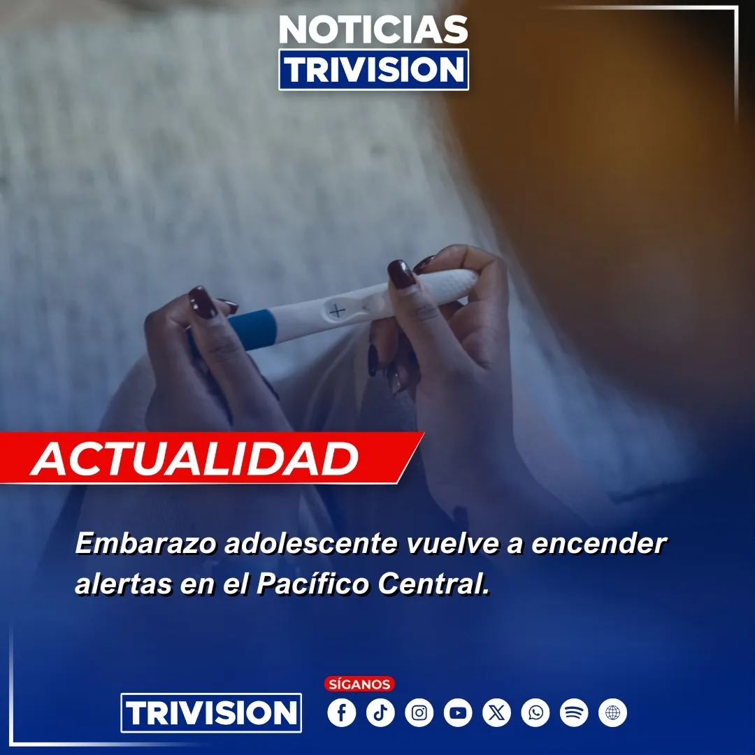 Pacífico Central en alerta por embarazo adolescente e ITS
