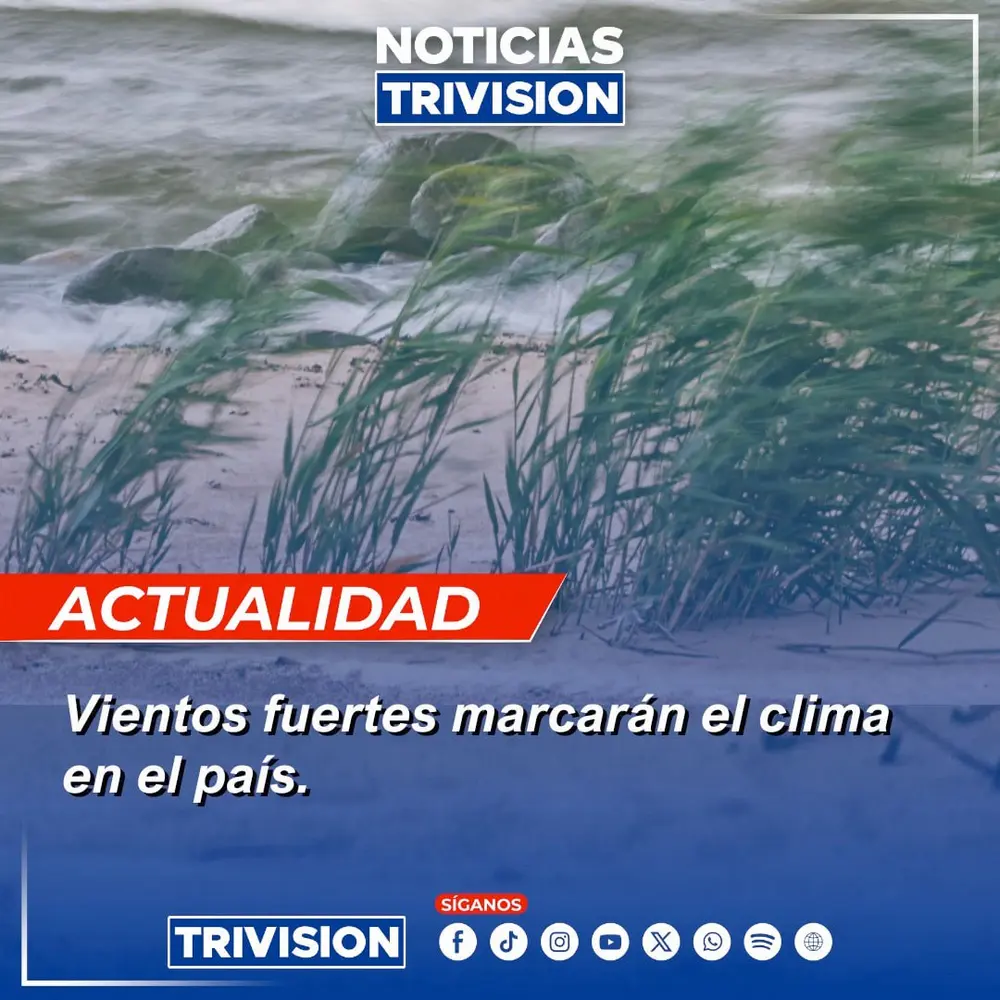 Aumento de vientos alisios en Guanacaste: ráfagas de hasta 80 km/h previstas.