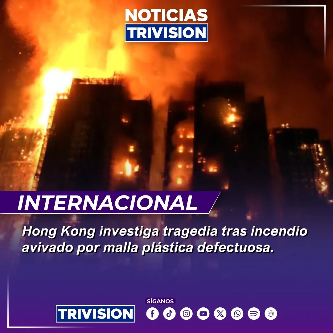 Investigación por incendio mortal avanza en Hong Kong
