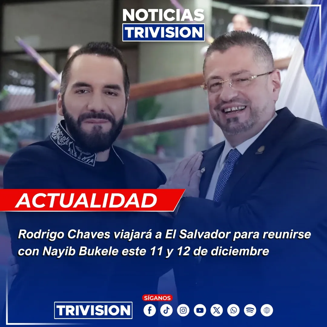 Visita oficial de Rodrigo Chaves a El Salvador avanza acuerdos
