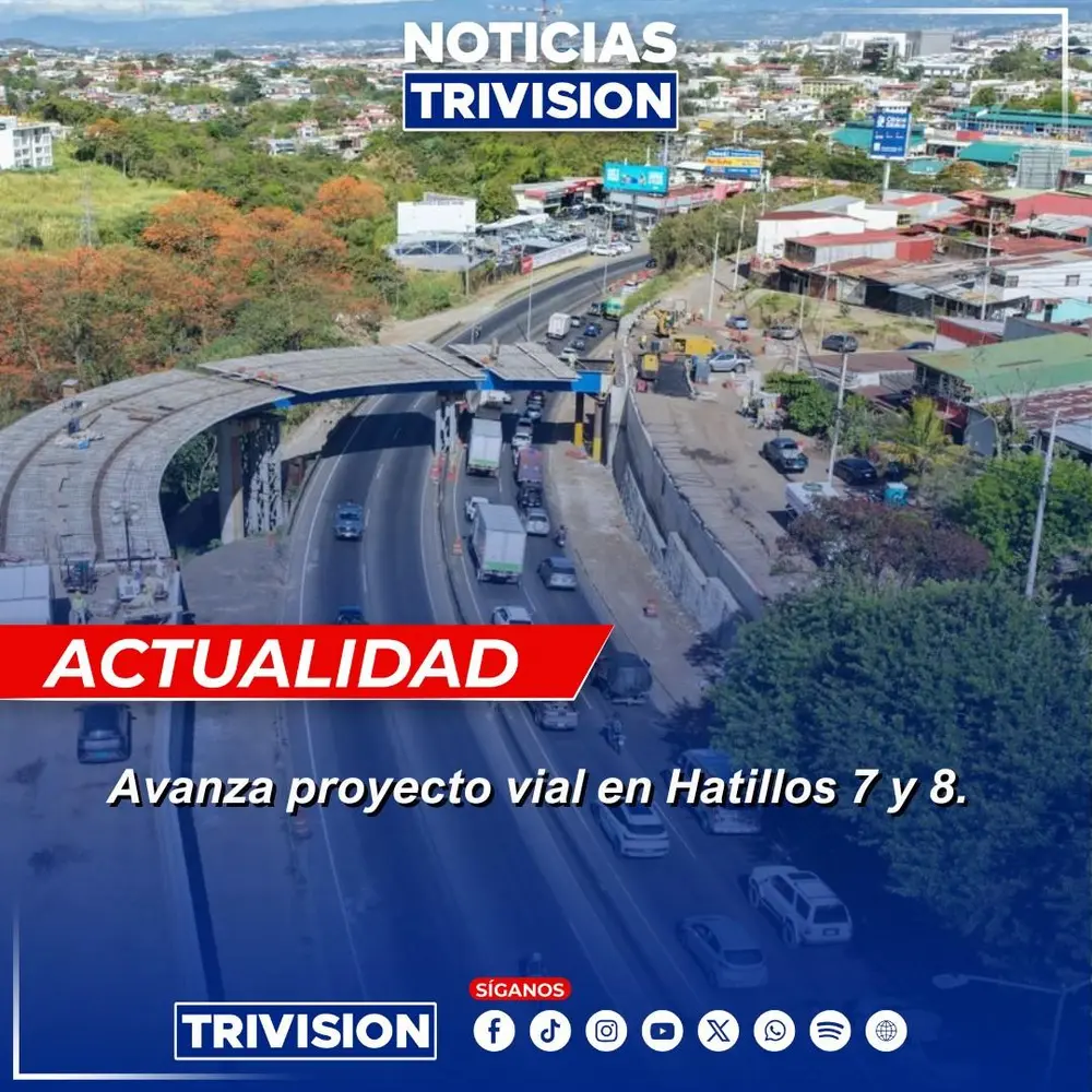 Avance del 85% en puente de Hatillos 7 y 8, con operación prevista para febrero