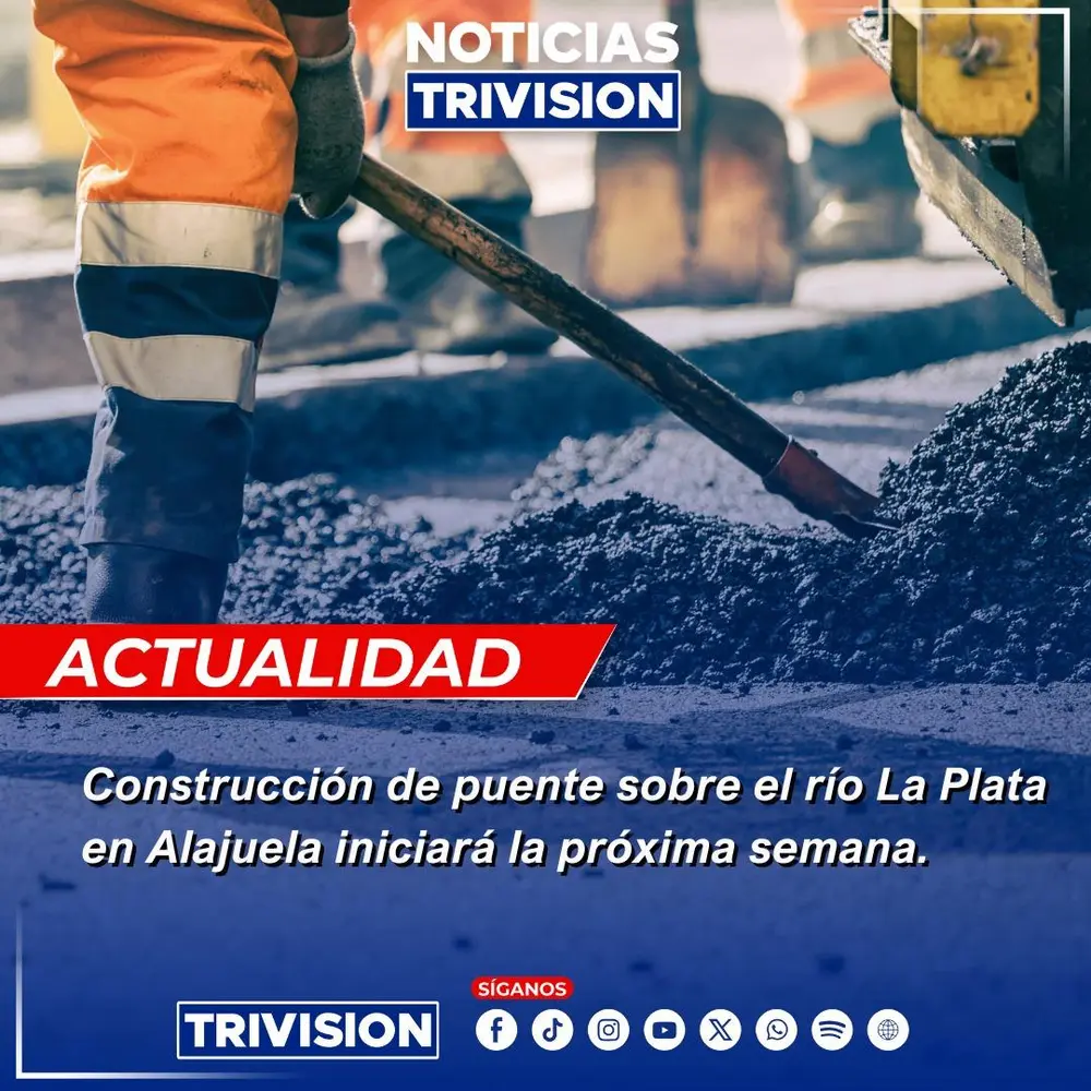 Comienza la construcción de nuevo puente sobre el río La Plata en Katira, Guatuso