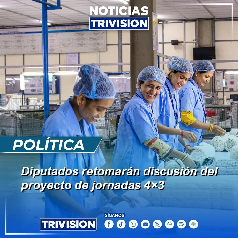 Diputados en Costa Rica discutirán proyecto de ley 24.290 sobre jornadas laborales 4x3 este lunes
