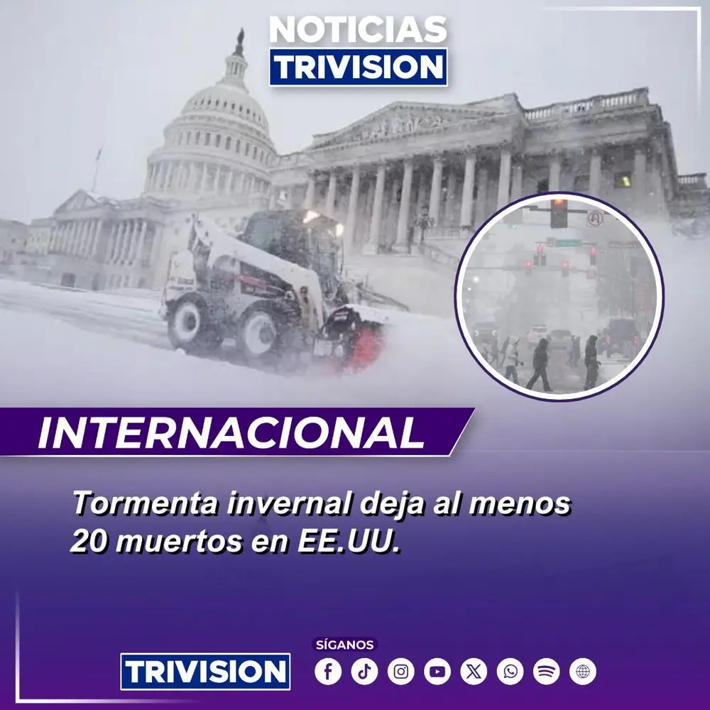 Fuerte tormenta invernal causa al menos 20 muertes y cortes de energía en EE. UU