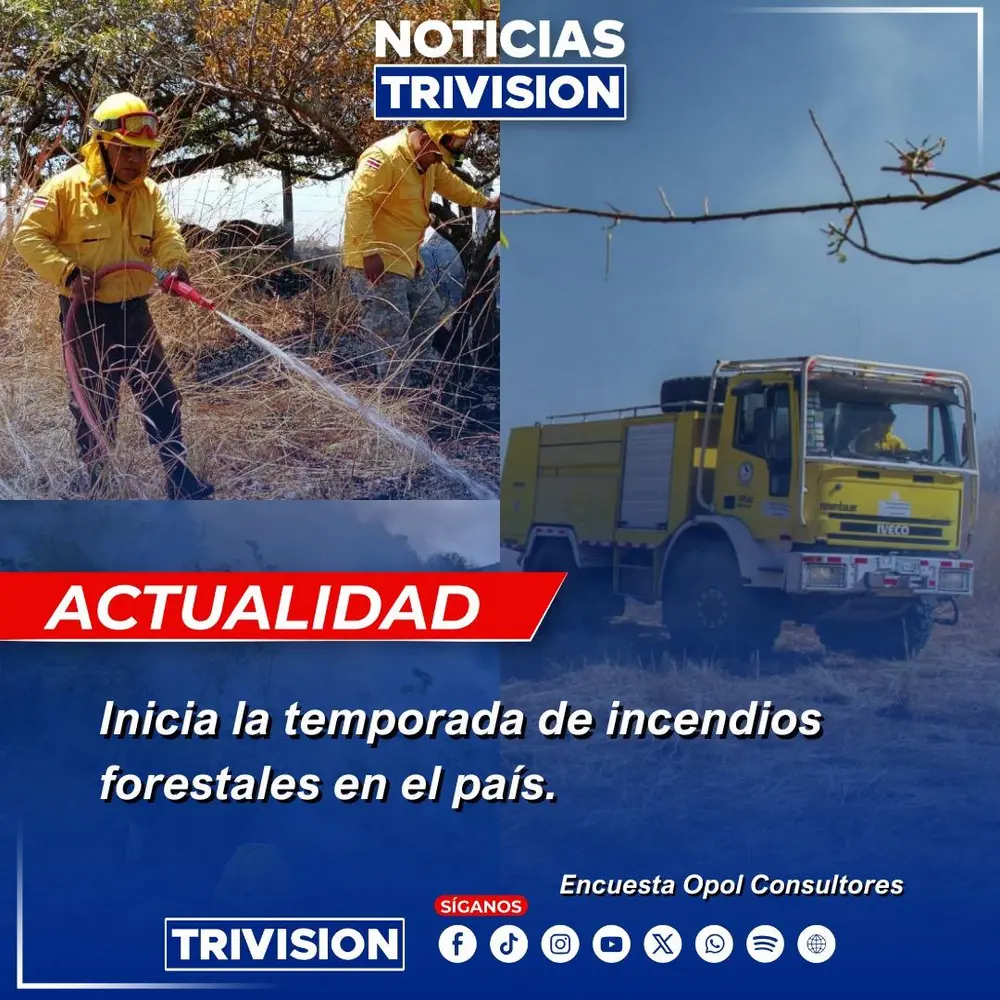 Inicio de la temporada de incendios forestales 2026 en Costa Rica: Prevención y riesgos actuales