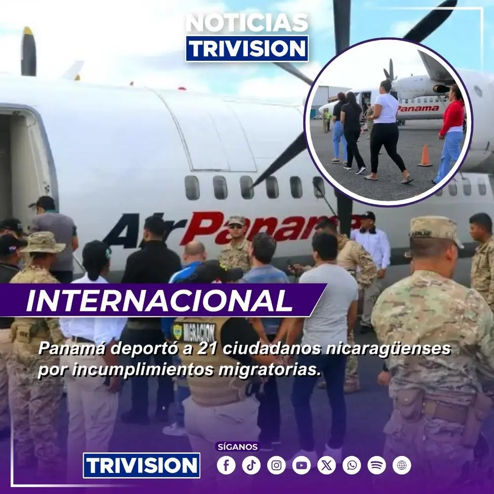 Panamá expulsa y deporta a 21 nicaragüenses por delitos migratorios y tráfico de drogas