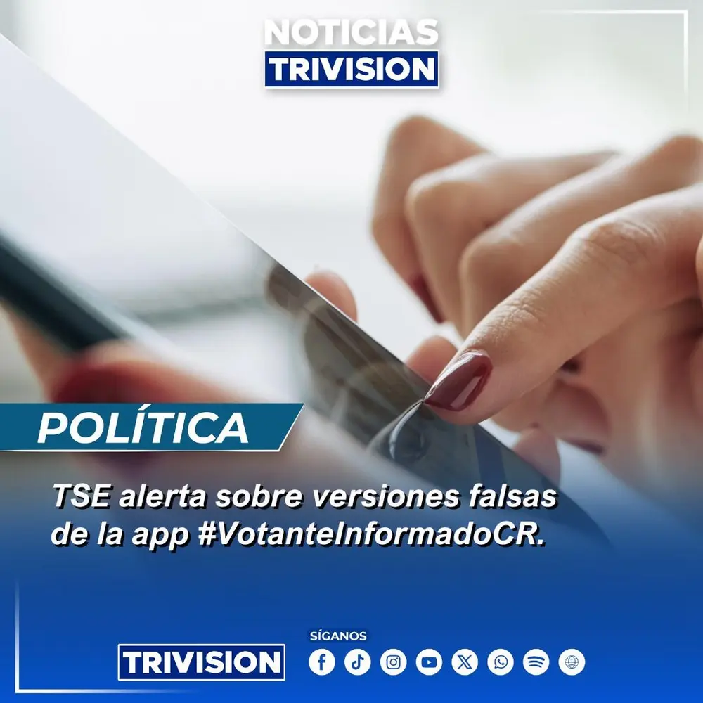 TSE advierte sobre aplicaciones no oficiales de #VotanteInformadoCR y sus riesgos