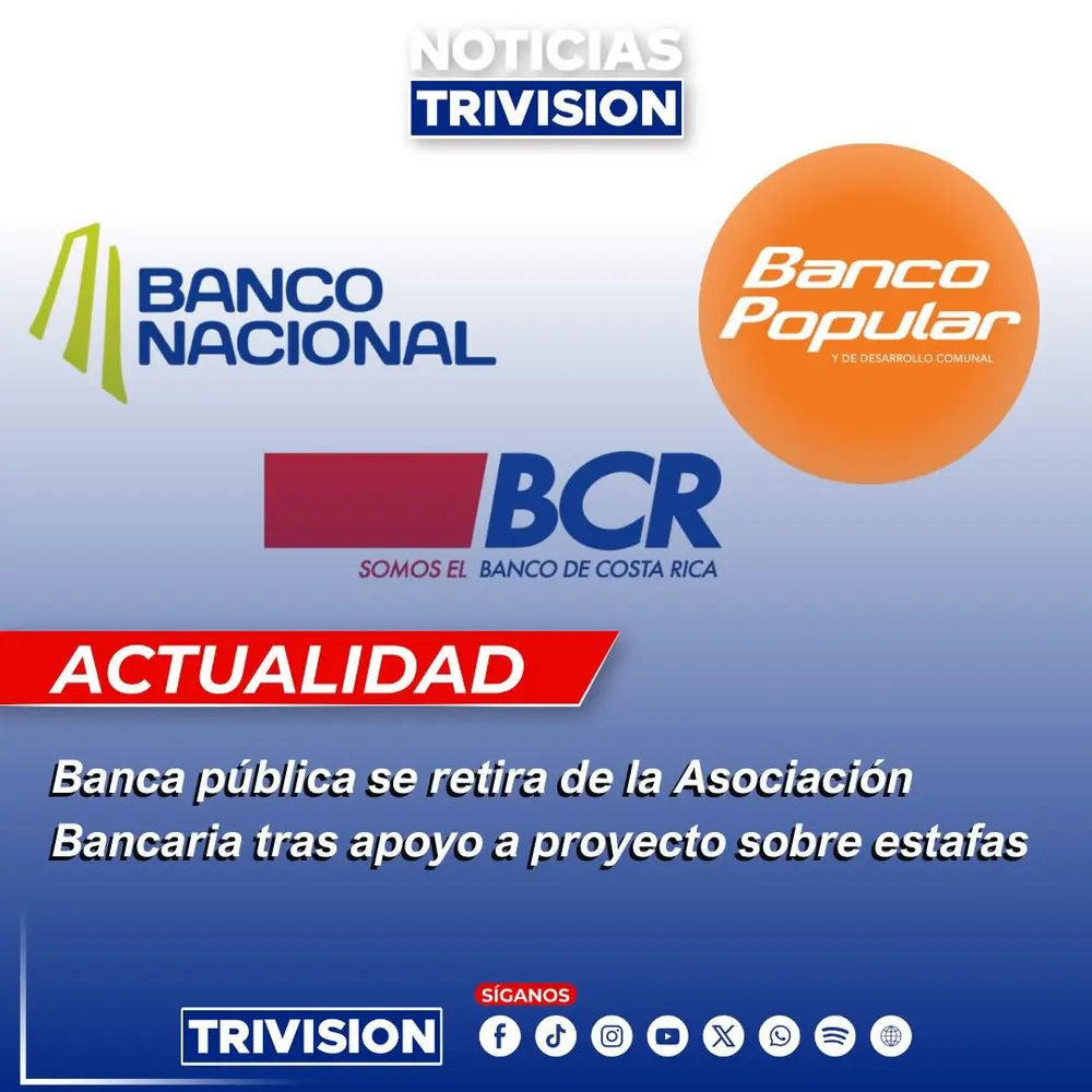 Bancos de Costa Rica renuncian a la Asociación Bancaria por polémico proyecto de ley
