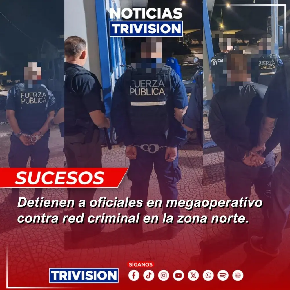 Operativo del OIJ detiene a cinco personas, incluidos funcionarios públicos