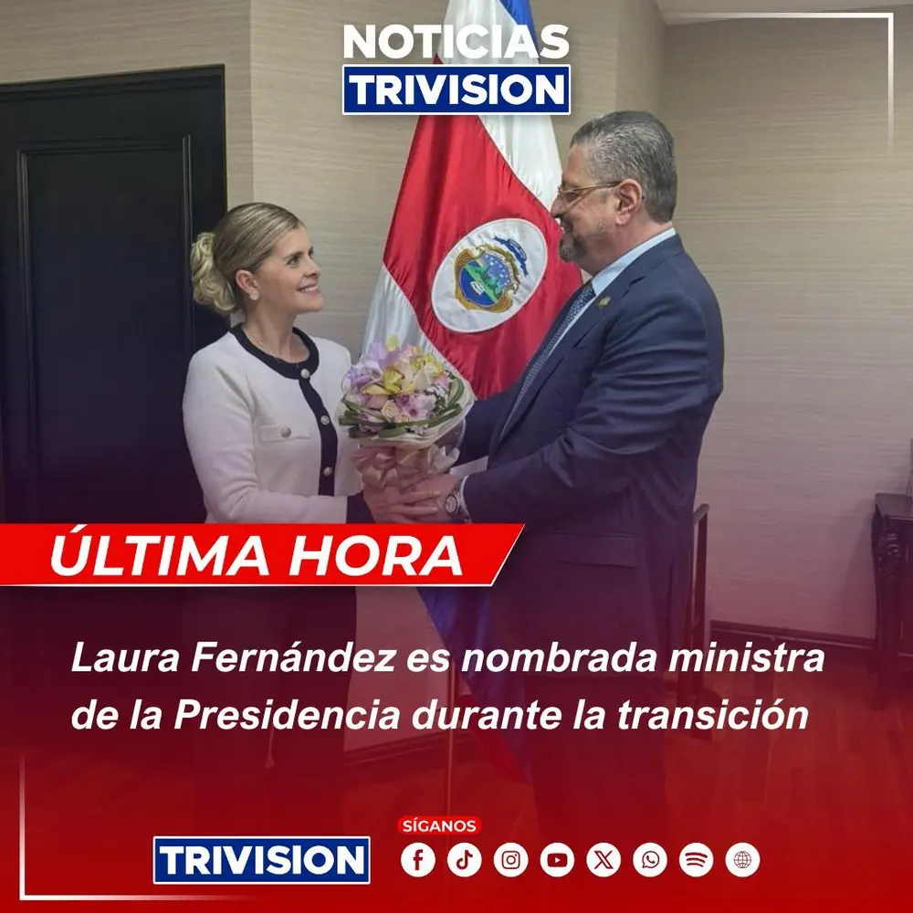 Rodrigo Chaves designa a Laura Fernández como ministra de la Presidencia en Costa Rica