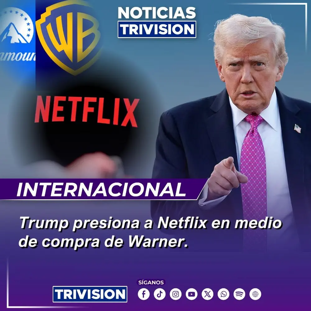 Trump amenaza a Netflix con consecuencias si no retira a Susan Rice de su junta