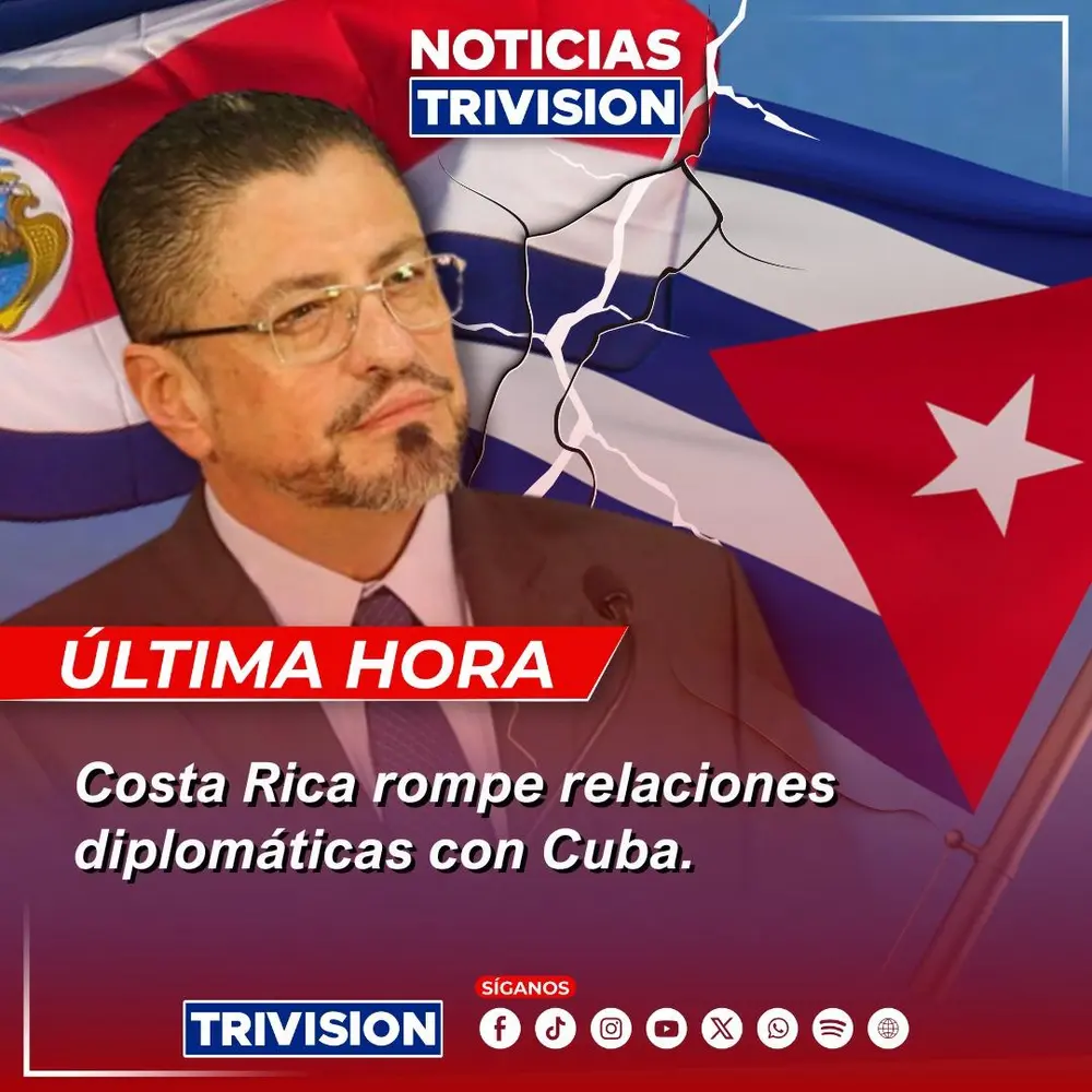 Chaves anuncia ruptura de relaciones con Cuba por derechos de cubanos