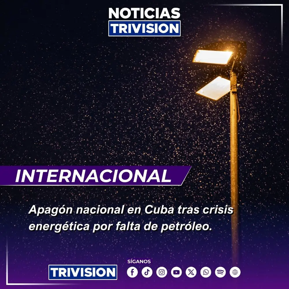 Colapso total del sistema eléctrico en Cuba por falta de petróleo