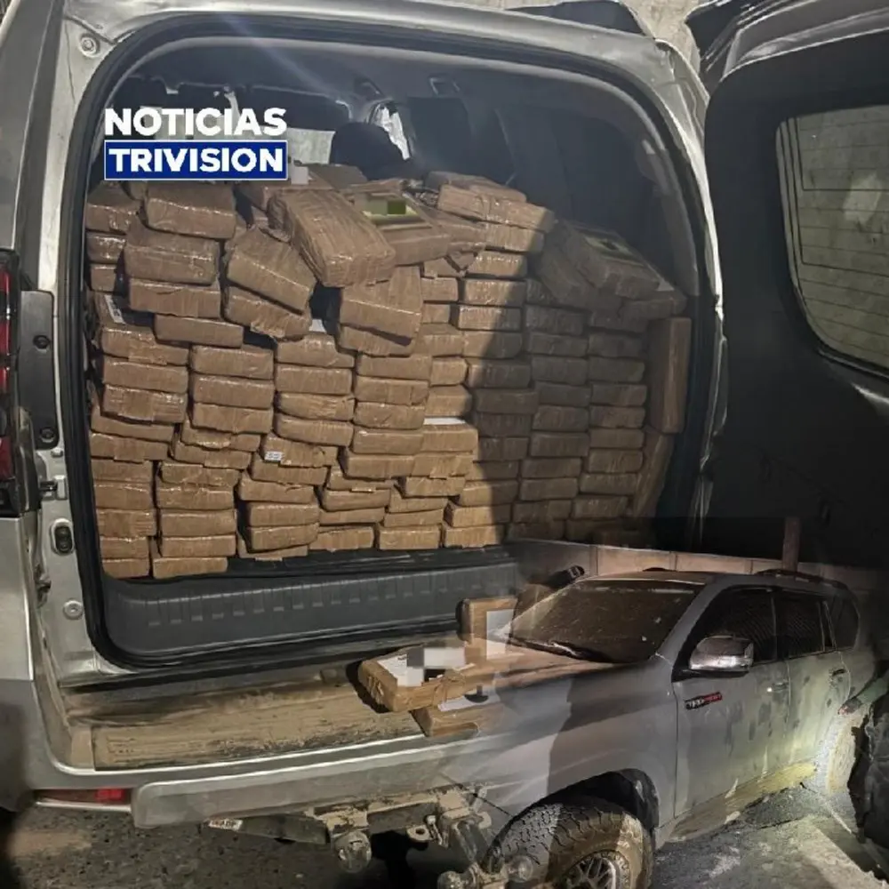 Decomisan 740 kilos de cocaína dentro de vehículo en Liberia