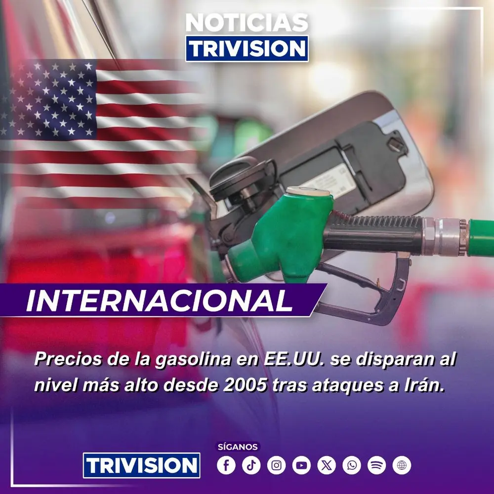 El precio de la gasolina en EE. UU. sube 11 centavos, alcanzando $3.11 por galón