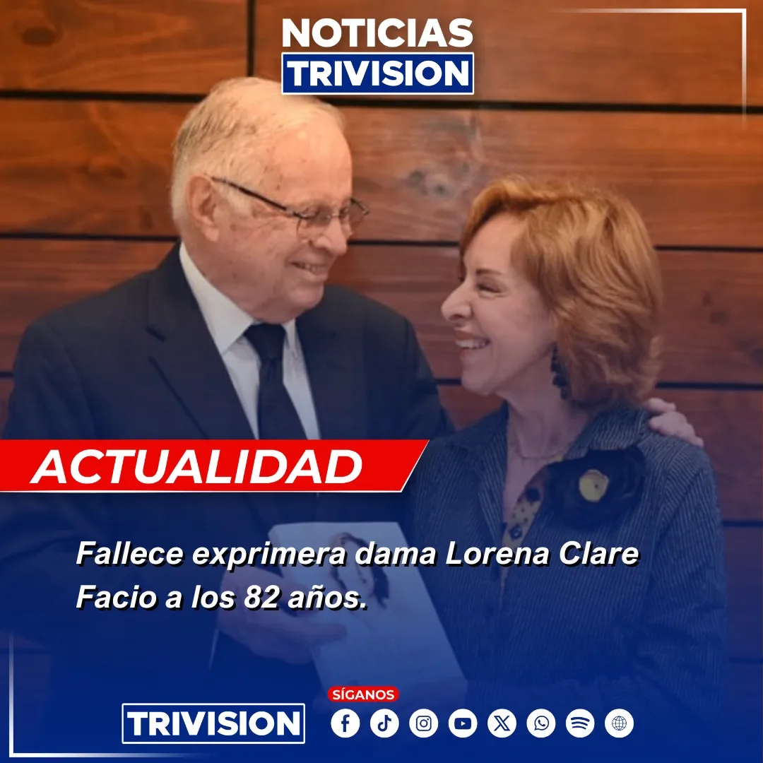Fallece a los 82 años Lorena Clare Facio, exprimera dama y ciudadana de honor en Costa Rica