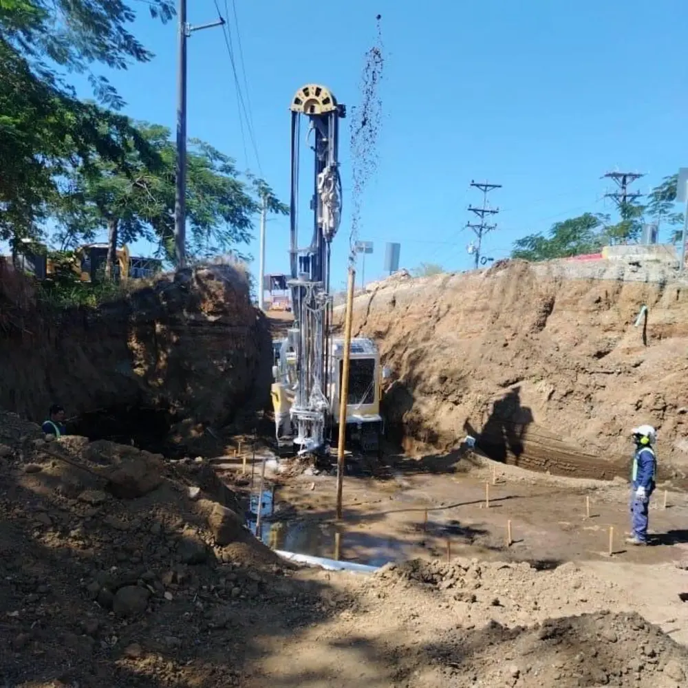 Inician los trabajos para el nuevo puente sobre el río Soncoyo en Santa Cruz