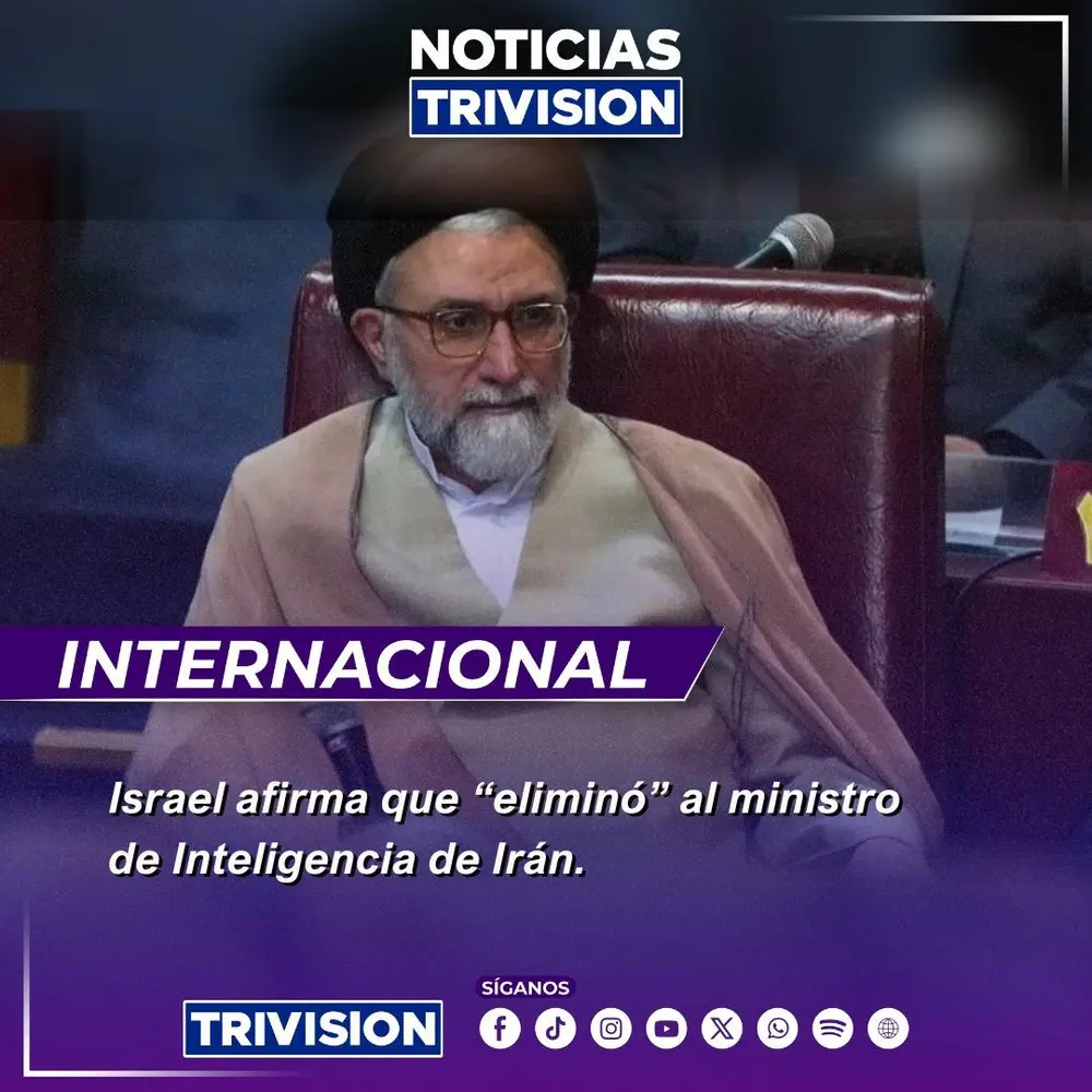 Israel afirma haber eliminado al ministro de Inteligencia iraní Jatib