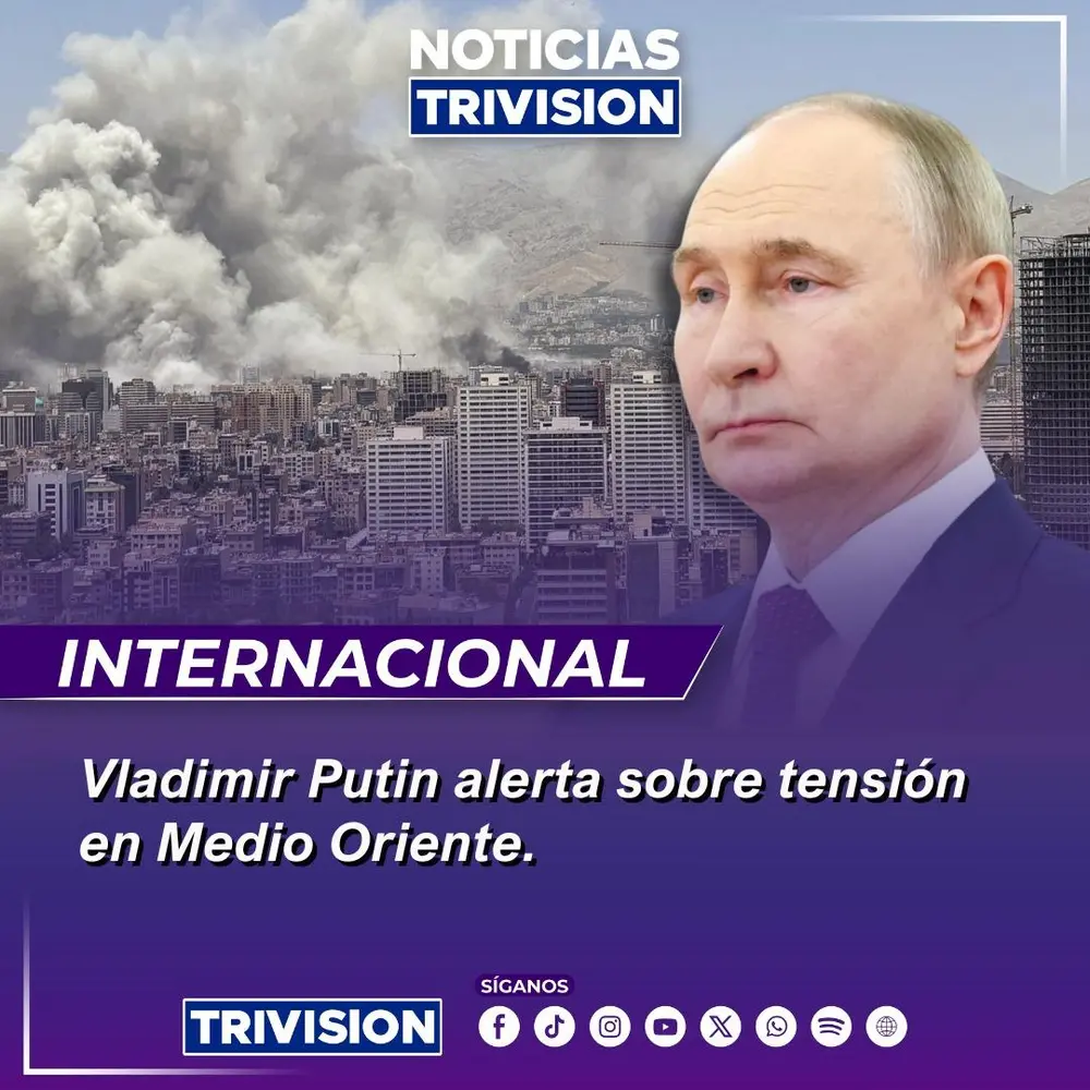 Putin advierte a líderes árabes sobre el riesgo de conflicto mayor en Medio Oriente tras ataques a Irán