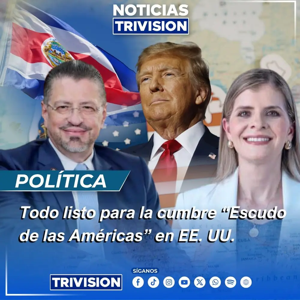 Rodrigo Chaves y Laura Fernández asistirán a la cumbre “Escudo de las Américas” en Florida