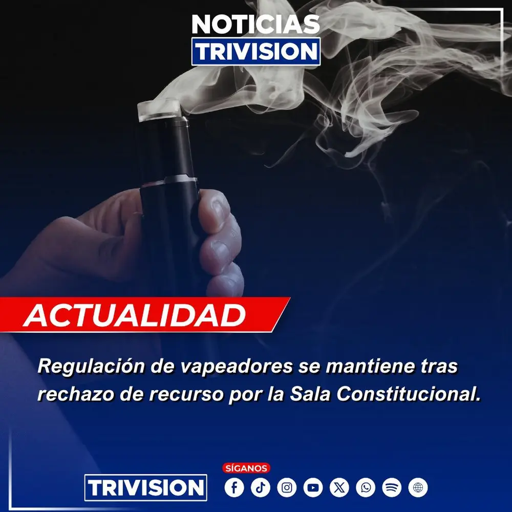 Sala Constitucional niega amparo y mantiene RTCR 519-2025 sobre vapeo