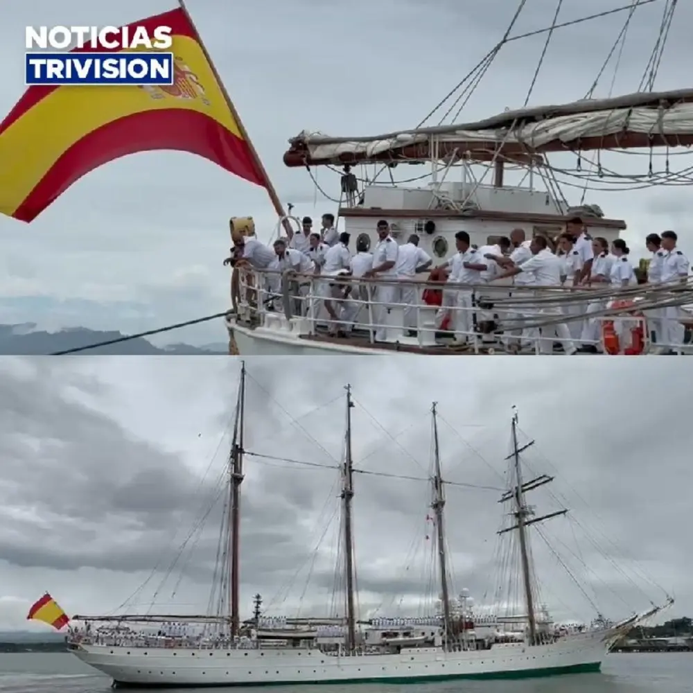 Buque de la Armada Española llega a Limón y permitirá el ingreso de todo público