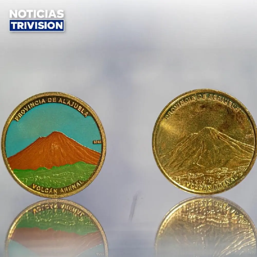 Nueva moneda coleccionable de ₡25 del volcán Arenal