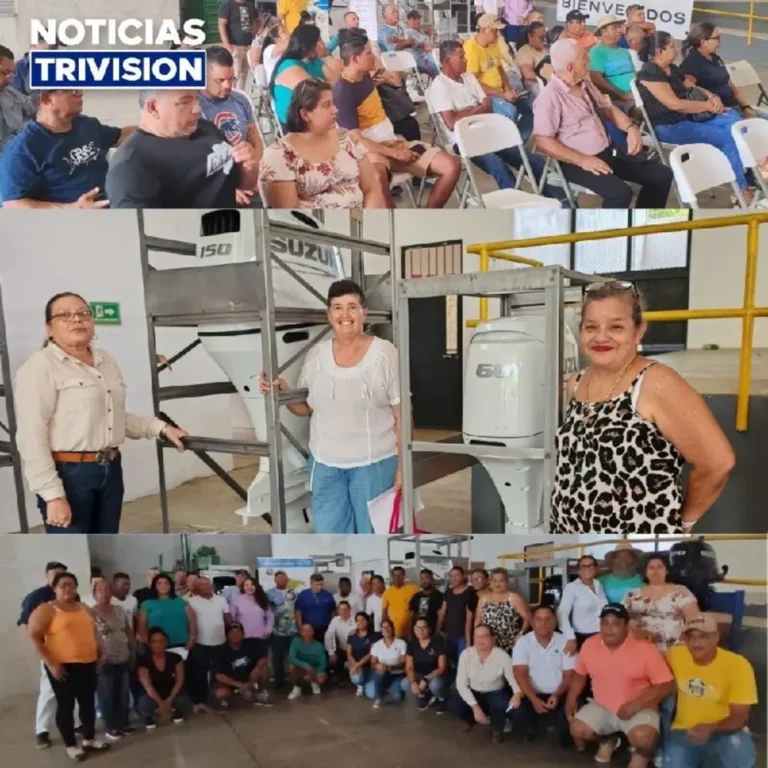 Pescadores reciben motores para mejorar labores en Guanacaste