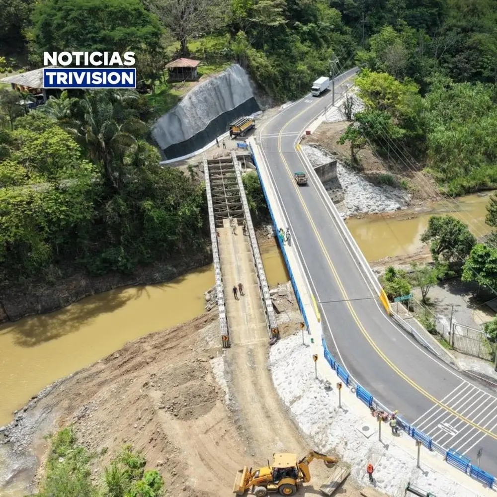 Retirarán puente modular en Pacuar tras apertura de nueva estructura