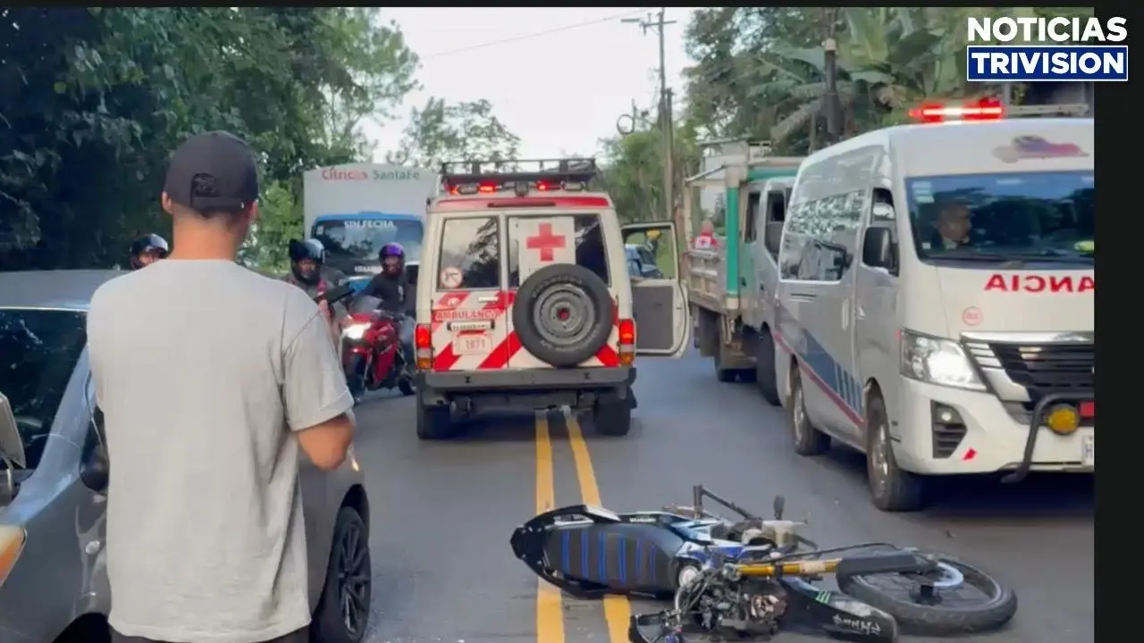 Accidente deja dos heridos de gravedad en Mora