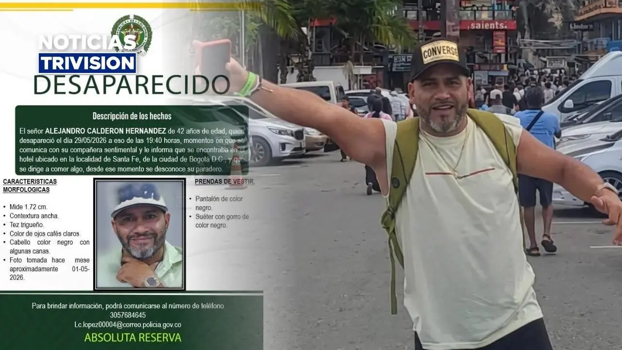 Buscan a costarricense desaparecido en Bogotá, Colombia