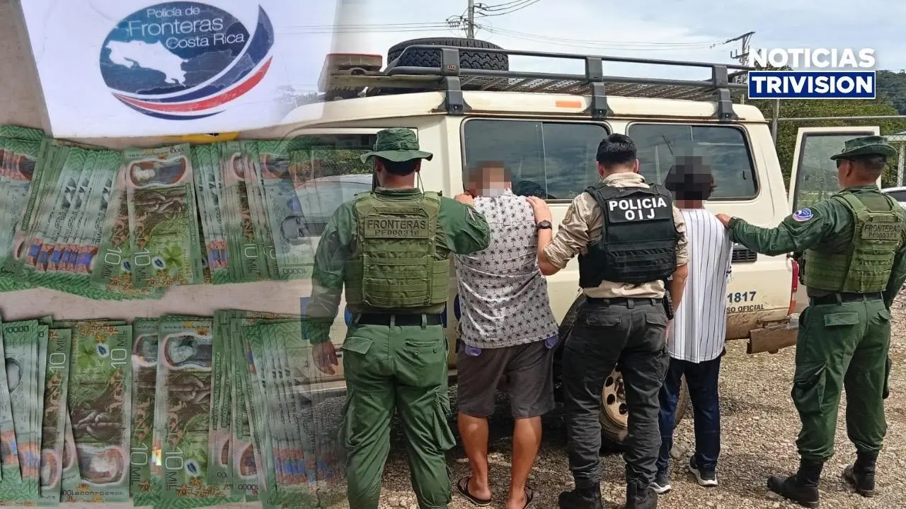 Caen con casi ₡20 millones en efectivo y un arma en operativo fronterizo en Golfito