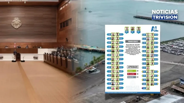 Diputados aprueban en primer debate proyecto que abre paso a la Marina de Limón