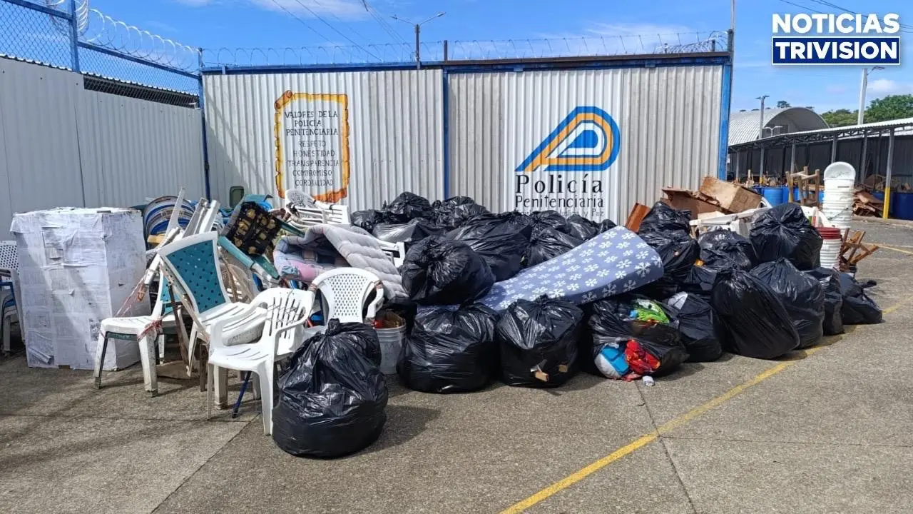 Más de 129 toneladas de basura fueron retiradas de cárceles en operativo nacional