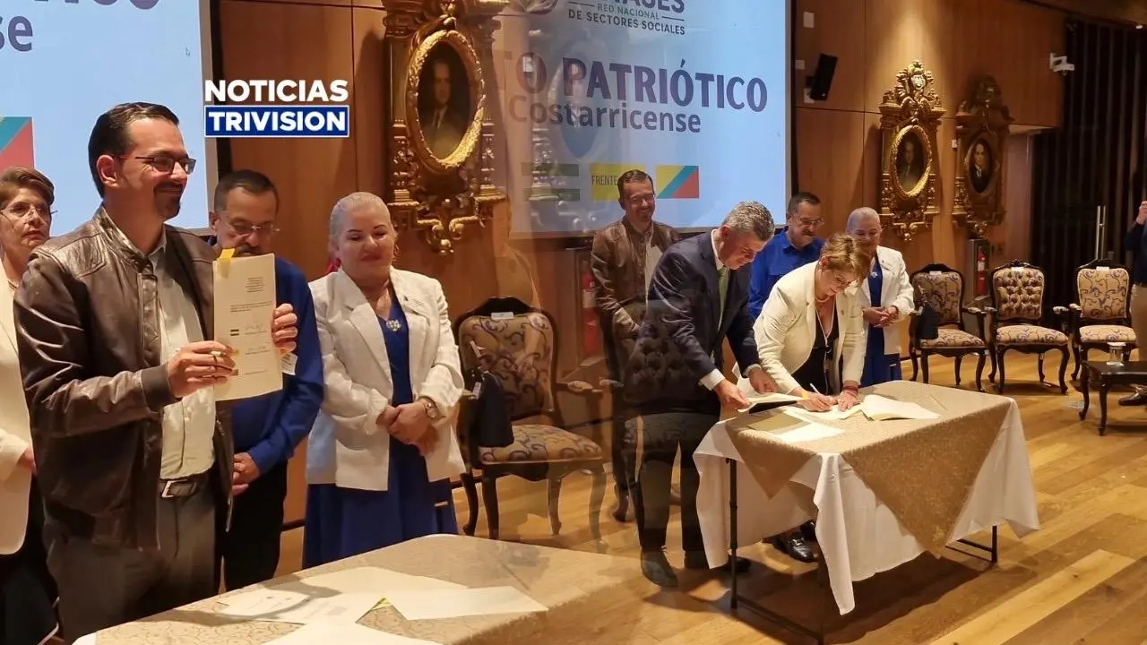 PLN, CAC y Frente Amplio firman el “Pacto Patriótico Costarricense” junto a sectores sindicales y sociales