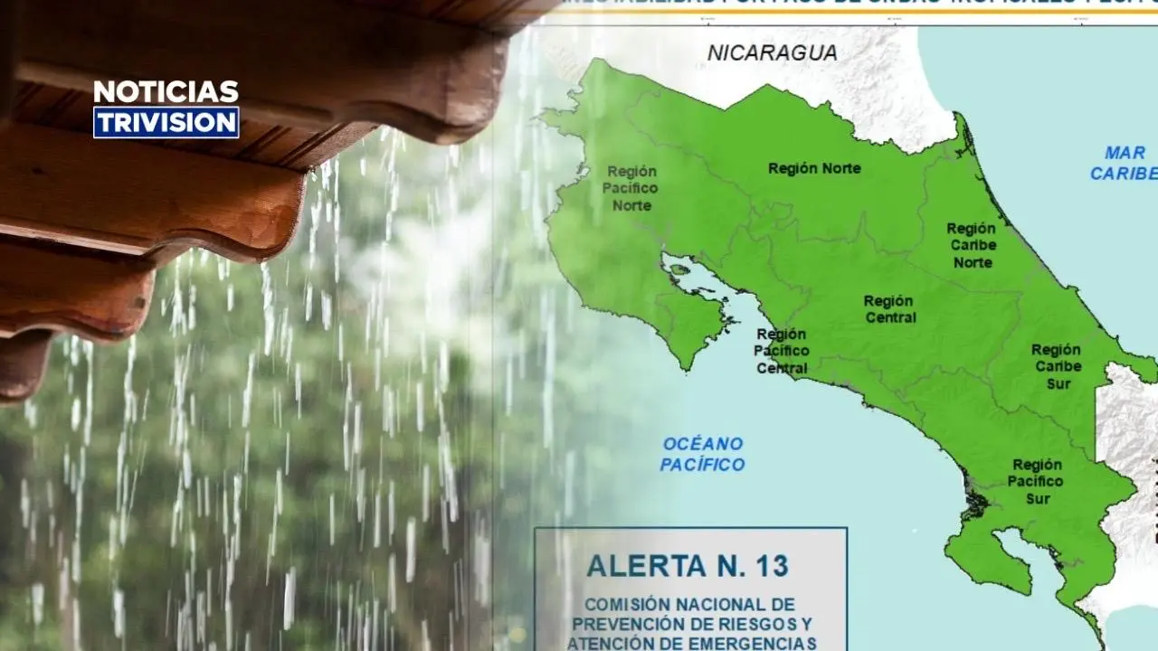 CNE declara Alerta Verde en todo el país por paso de ondas tropicales