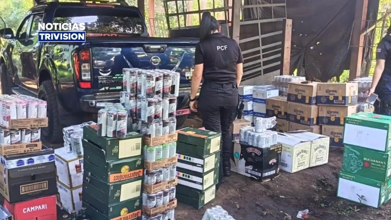 Detienen a sospechoso de escoltar un cargamento de 2.049 unidades de licor