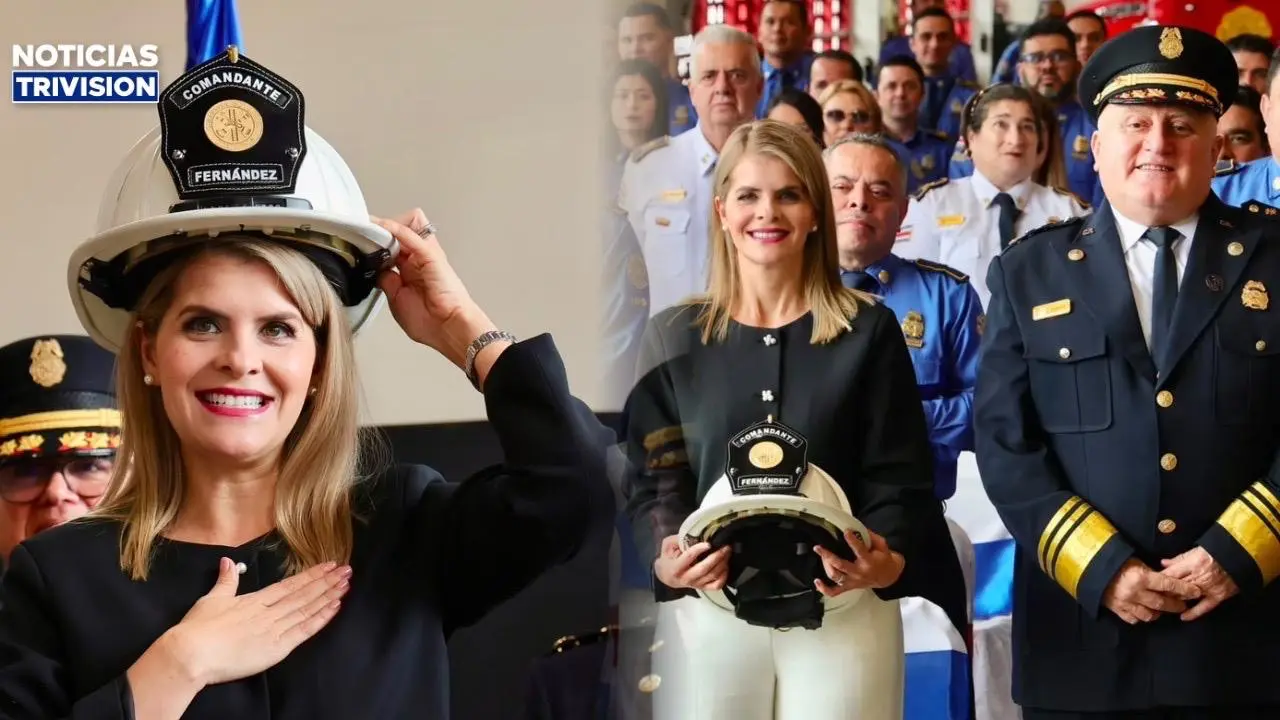 Laura Fernández es nombrada primera comandante general del Cuerpo de Bomberos
