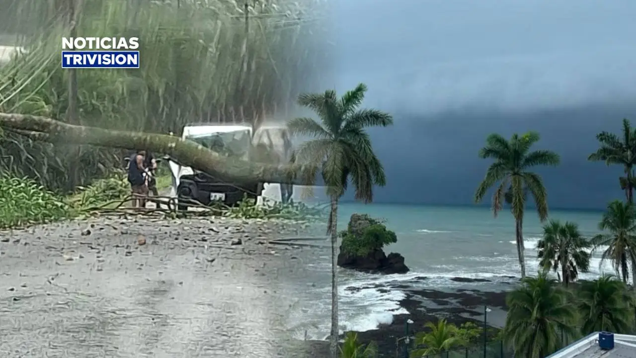 Limón amanece bajo intensas lluvias y fuertes vientos