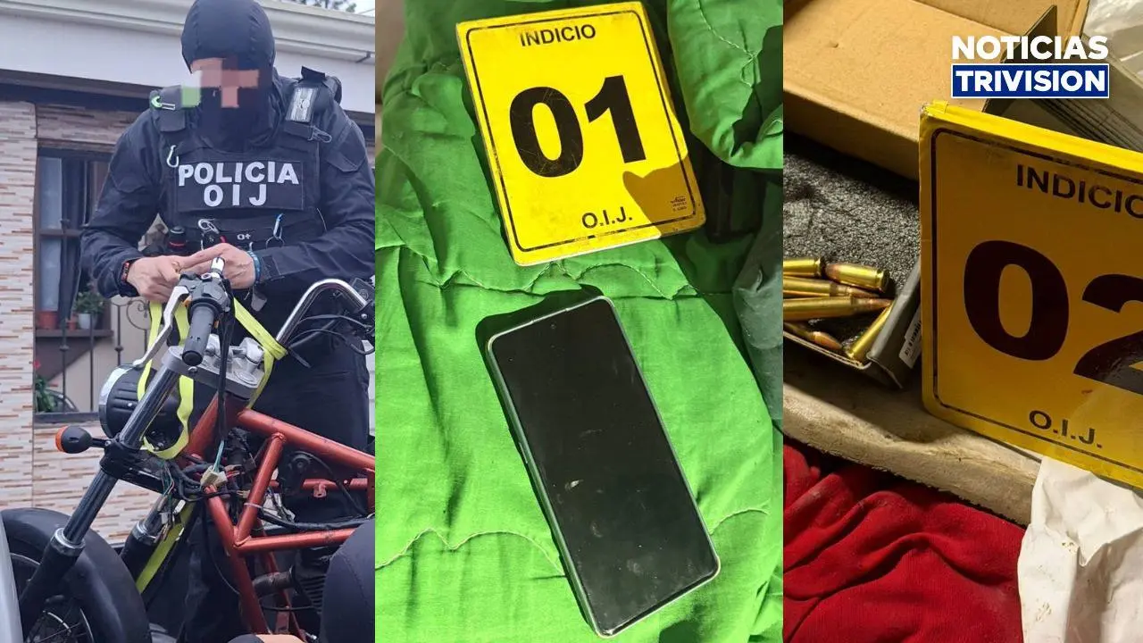Allanamiento en Cartago por homicidio en Alajuela deja motocicletas y municiones decomisadas