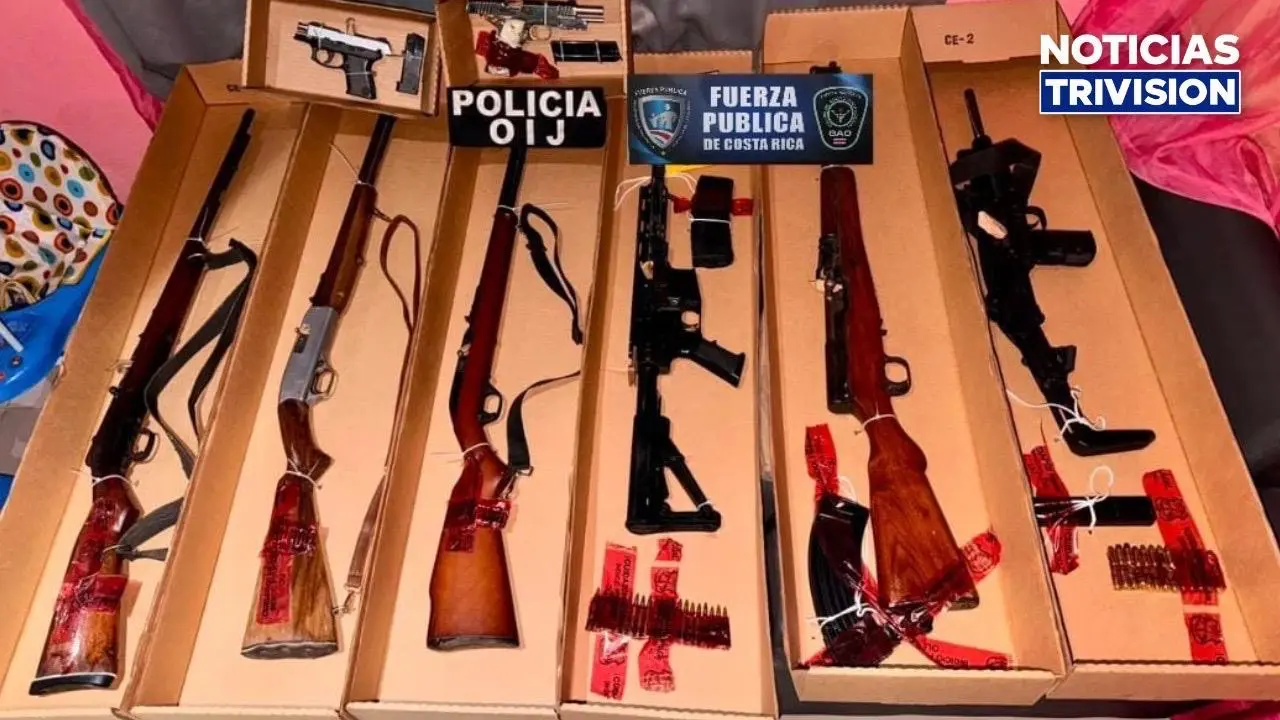 Caen dos sospechosos y decomisan un arsenal en Guanacaste