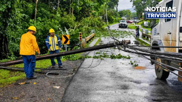 ICE recupera 92 % de servicios eléctricos afectados por onda tropical