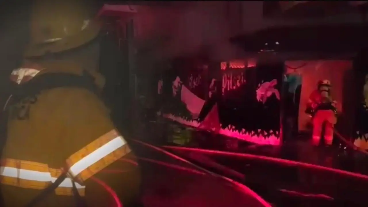 Incendio consumió una licorera en Nicoya. Aproximadamente 150 metros cuadrados con afectación total