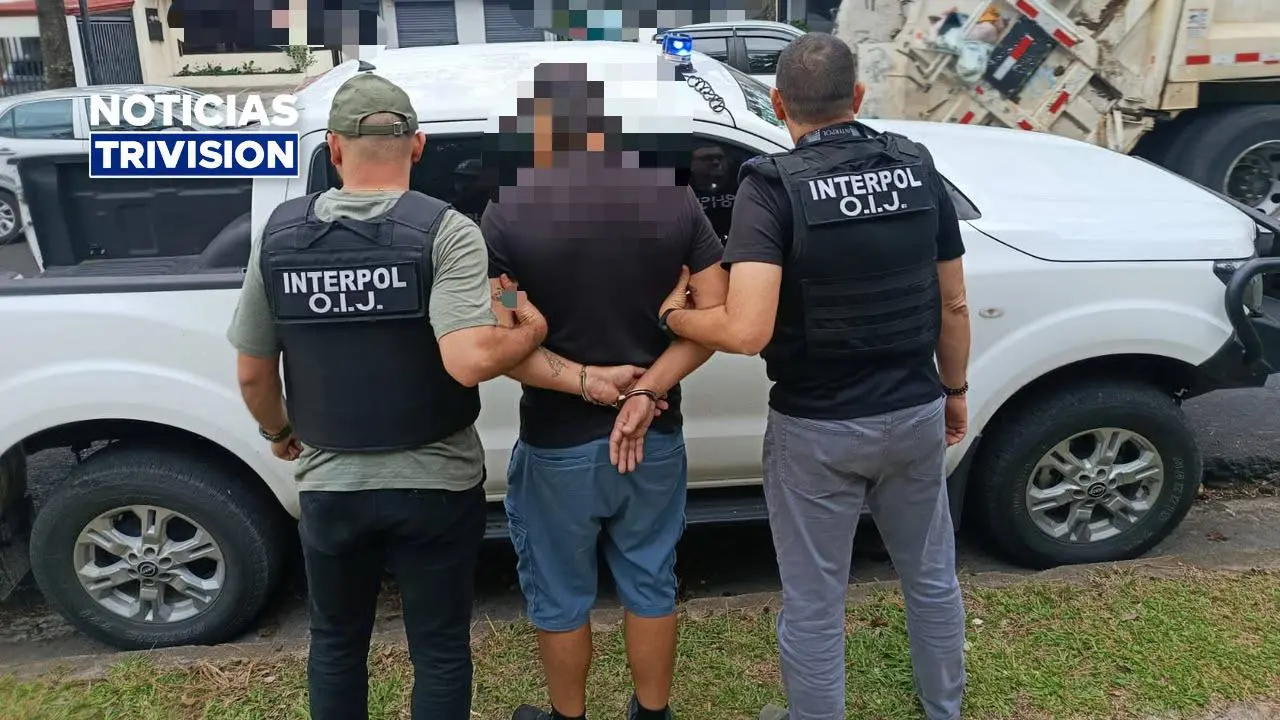Interpol captura en Pavas a estadounidense requerido por el FBI