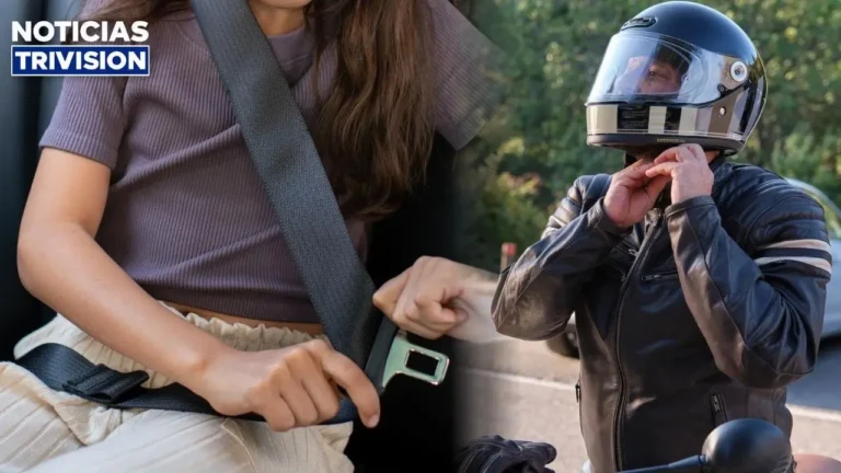 Más de 7.000 sancionados por no usar cinturón o casco en la carretera