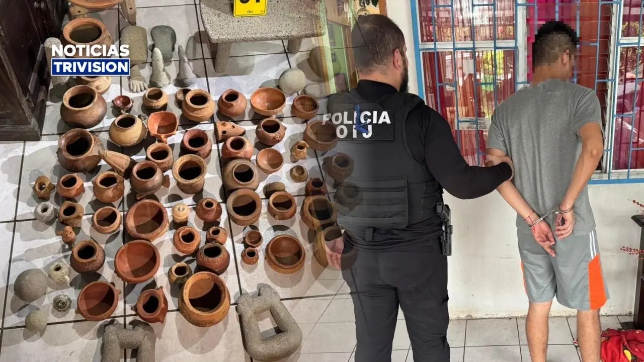 OIJ encuentra 82 piezas arqueológicas durante allanamiento por drogas en Limón