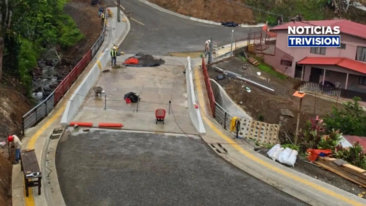 Puente de San Juan Norte, en Turrialba, alcanza un 90% de avance